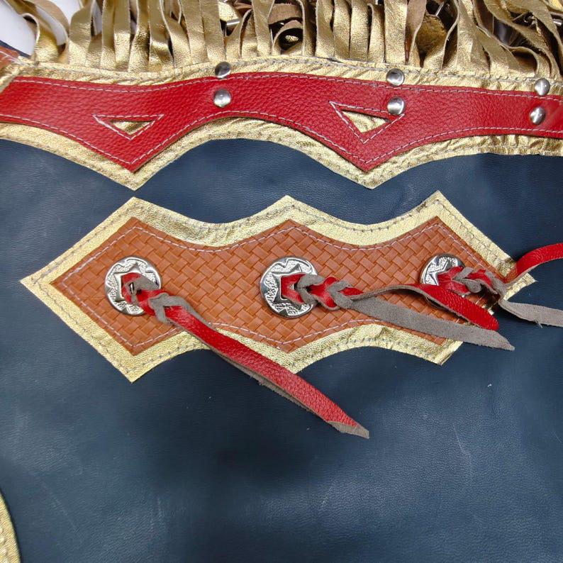Men's Handmade Western Rodeo Leather Chaps: Custom Cowboy Costume - Etsy