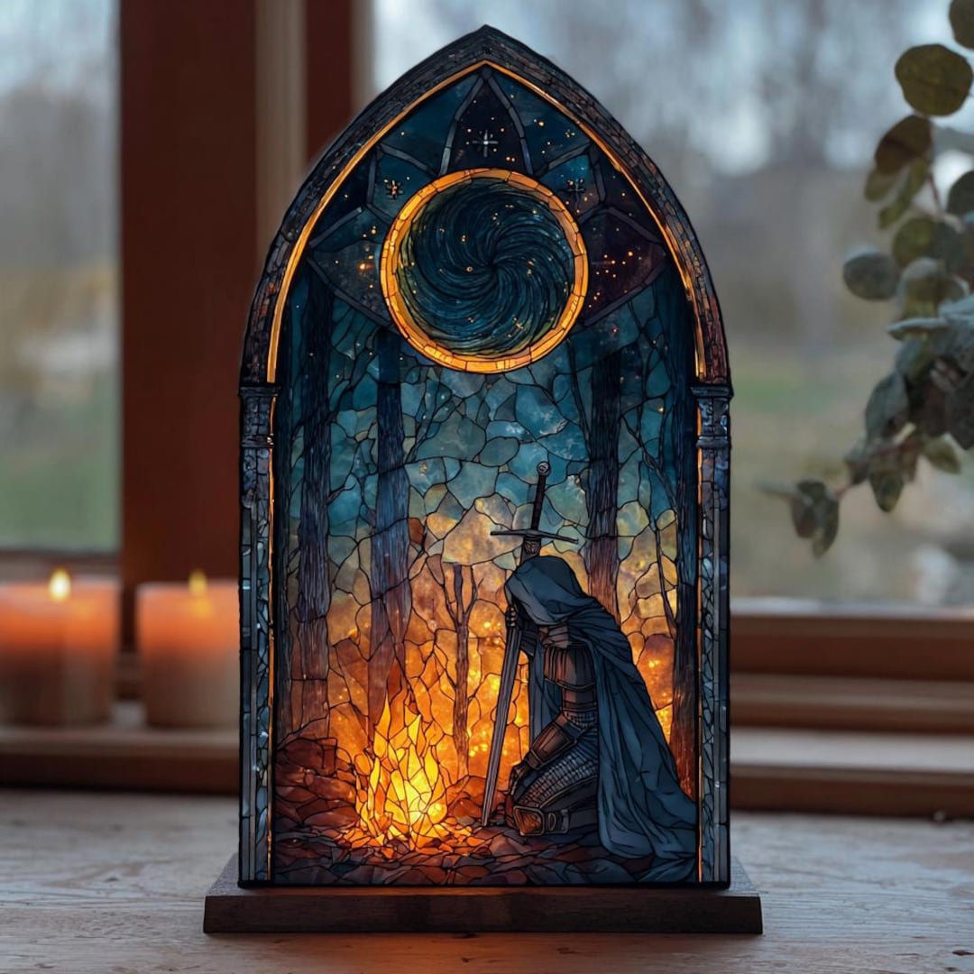 Dark Souls Bonfire Candle Holder Suncatcher - Elden Ring DLC Boss Game ...