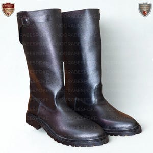 Botas militares alemanas personalizadas para hombre – Botas militares de cuero genuino hechas a mano