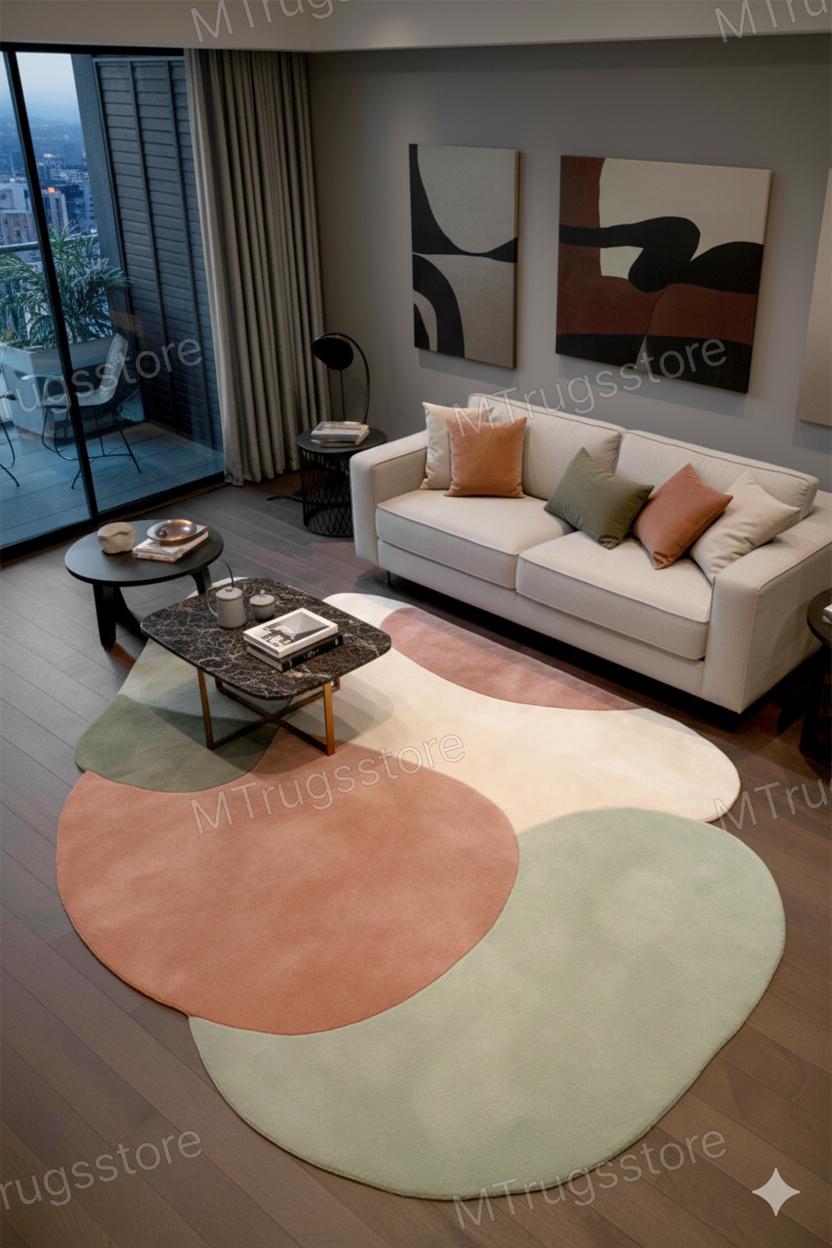 Terracotta green rug - Etsy Schweiz, image size:832x1248