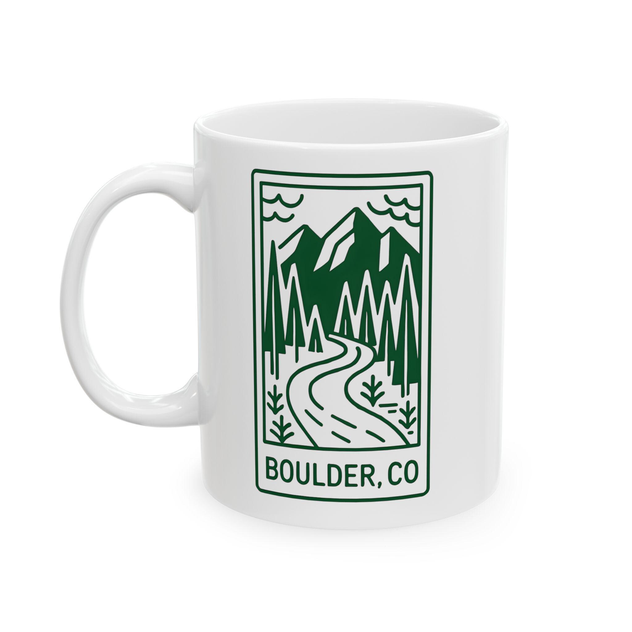 Boulder Colorado Mug | Mountain Town Coffee Cup | Boulder CO Gift | Flatirons Mug | Travel Souvenir | Outdoorsy Mug | Dishwasher Safe