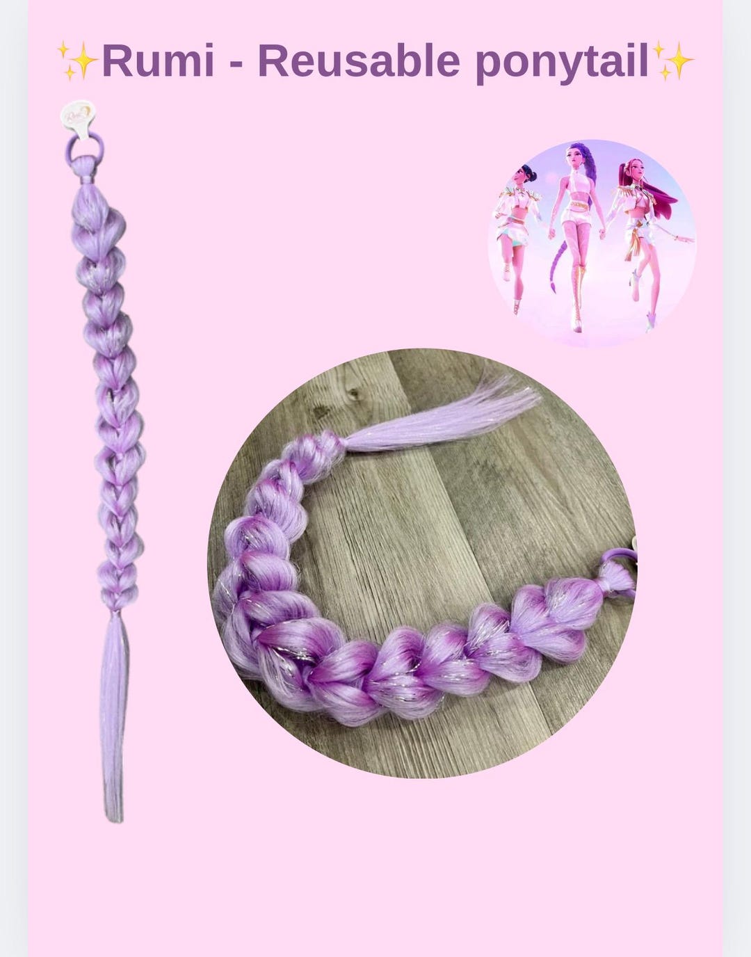 Rumi Huntrix Ponytail Extension – Long Straight Wrap Around Ponytail ...