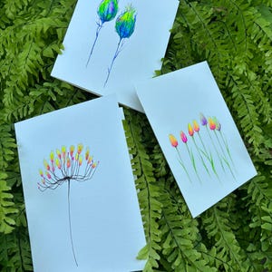 Original, hand painted blank watercolor cards.  Wedding cards, birthday cards, shower cards, graduation cards, sympathy cards.