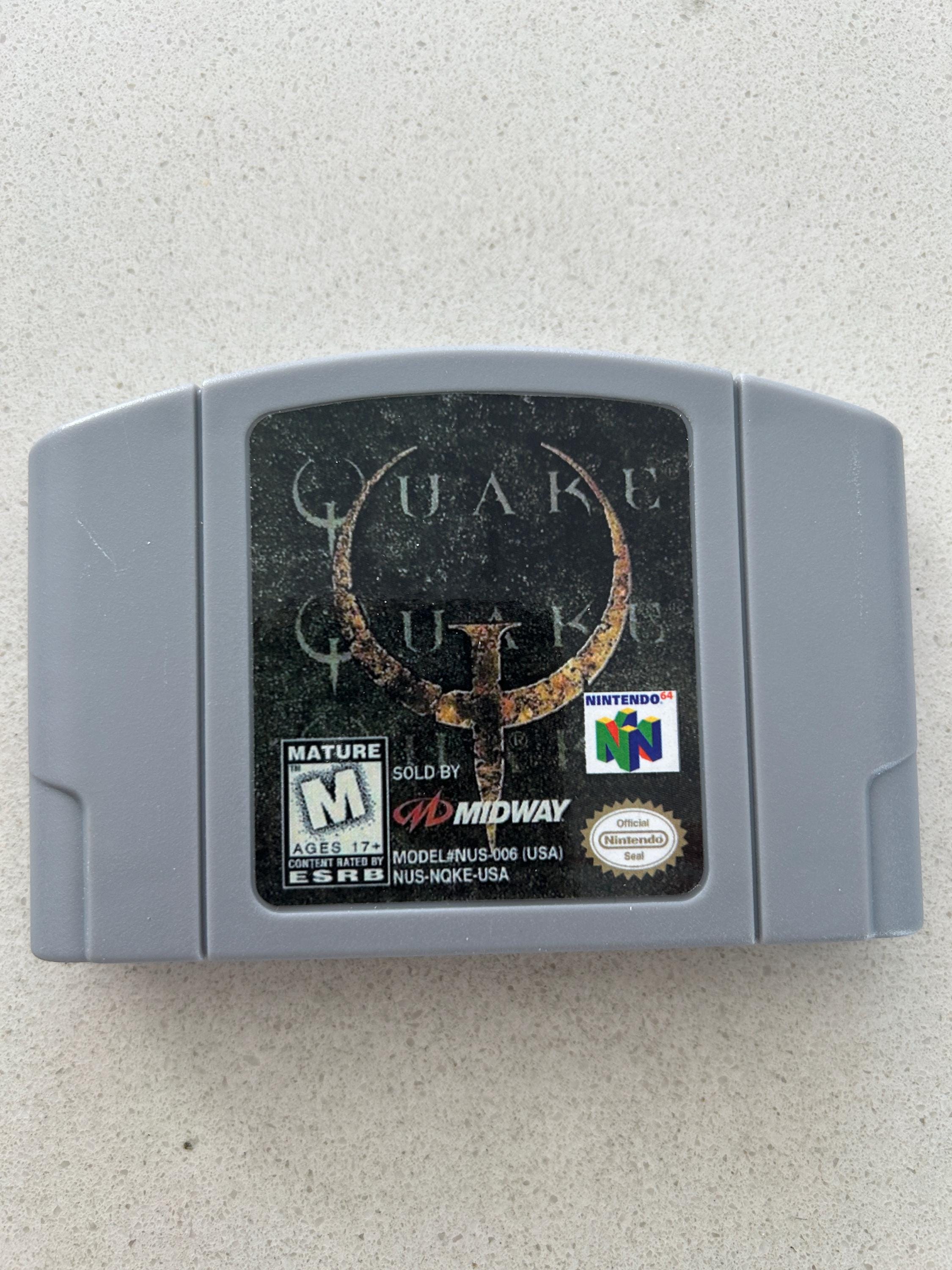 Quake Nintendo 64 N64 Video Game Retro