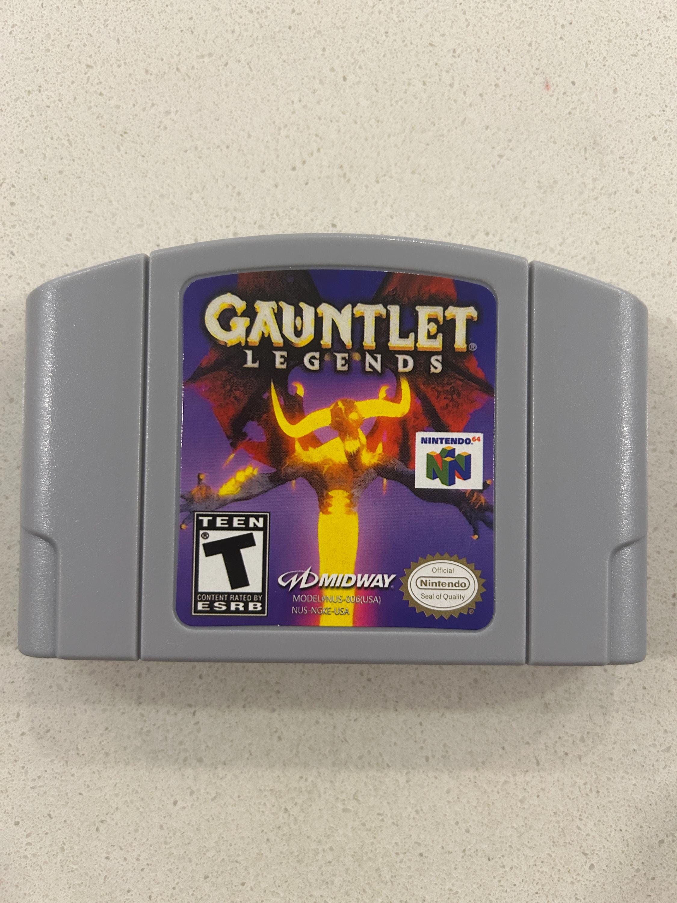 Gauntlet Legends Nintendo 64 N64 Video Game Retro Israel