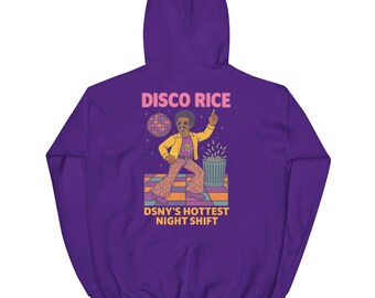 DSNY Disco Rice Hoodie | NYC Sanitation Worker Sweatshirt | Funny Garbage Maggot Shirt | Unisex Streetwear | Trash Life Gear