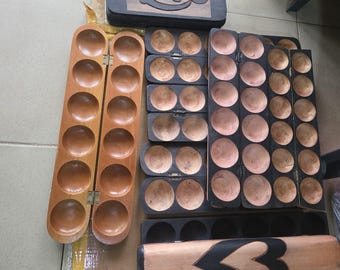 Juego Oware / Mancala - Enviado desde Ghana