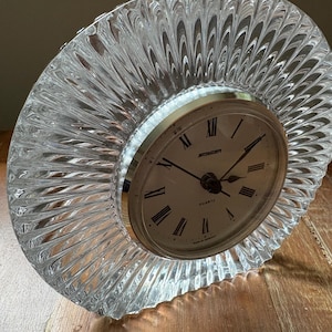 Vintage Staiger German-Made Crystal Clock