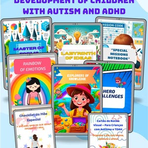 Special Activities Printable | Autism ADHD Kids Activities | Visual Schedule | Printable Educational Games | Instant Download