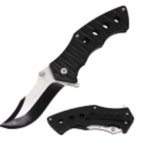 Closed Two Tone Spring Opening Assisted Folding Pocket Knife