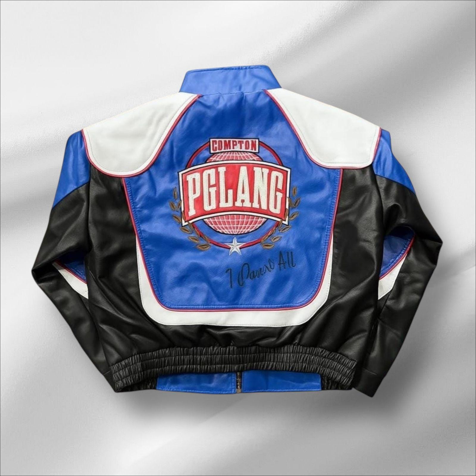 ケンドリック・ラマー スーパーボウル Pglang レザージャケット、ケン