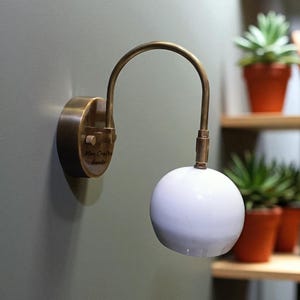 Handmade Brass Half-Flower Wall Sconce: Apple-Inspired Light