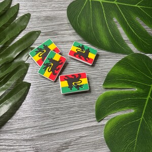 Lion of Judah Reggae Croc Charm for Crocs, Clogs, Bags and phone cases - Caribbean Culture Shoe Decoration charms Notting Hill Carnival