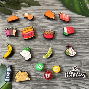 Caribbean foodie Croc Charm for Crocs, Jibbitz Clogs, phone cases - Caribbean Culture Shoe Decoration charms Notting Hill Carnival