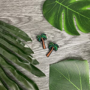 Palm Tree Croc Charm for Crocs, Clogs, Bags and phone cases - Caribbean Culture Shoe Decoration charms Notting Hill Carnival