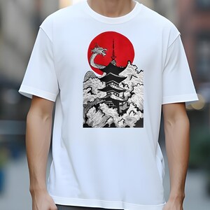 Dragon Men&#39;s T-Shirt, Cotton T-Shirt, 220 GSM Comfort Wear T-Shirt Print T-Shirt Colorful T-Shirt Birthday Gift