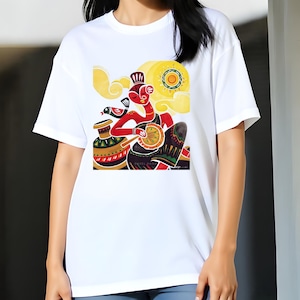 The Portrait Oversized Women&#39;s T-Shirt Cotton T-Shirt, 220 GSM Comfort Wear T-Shirt, Print T-Shirt Colorful T-Shirt Birthday Gift