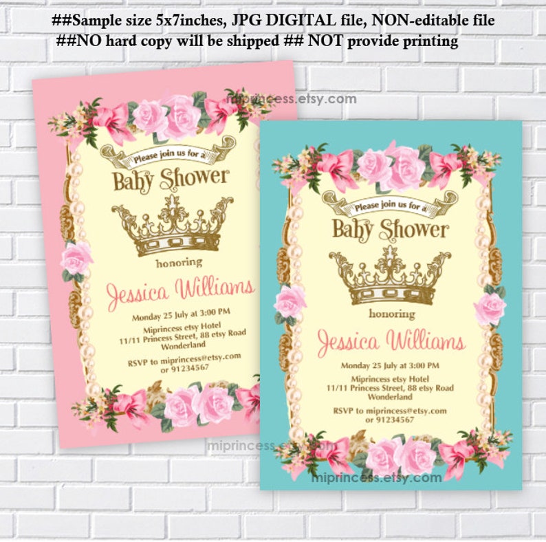 common Youngster Shower invitation crown typical sophisticated little one shower lady kid shower classic crown social gathering invitation printable - card 905 photo relating to Etsy Baby Shower Invitations Printable named basic Little one Shower invitation crown classic classy little one shower woman kid shower basic crown occasion invitation printable - card 905