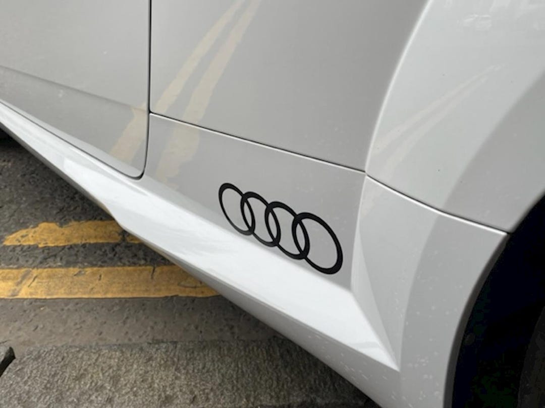 Car Window/door Sill Vinyl Stickers/decals. 2pcs Compatible With Audi ...