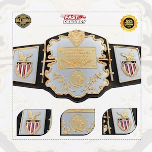 World Heavyweight Wrestling Championship Belt | 2MM, 4MM & 6MM Brass Plates | CNC Engraved HD Title | Custom Wrestling Belt Gift