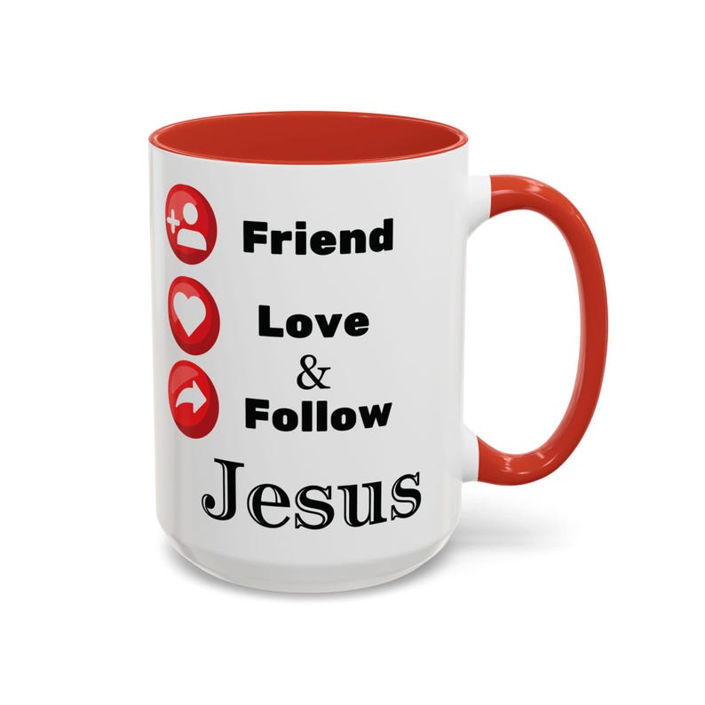 Folgen Sie Jesus Tasse für Kirche Christliche Kaffee Geschenkidee für Teen Bibelstudiengruppe Geschenk für Kirche Jugendführer Morgen Andachts Getränketasse Bild 9