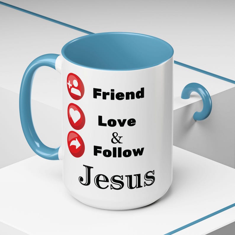 Folgen Sie Jesus Tasse für Kirche Christliche Kaffee Geschenkidee für Teen Bibelstudiengruppe Geschenk für Kirche Jugendführer Morgen Andachts Getränketasse Bild 7