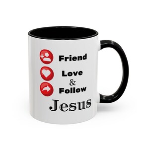 Folgen Sie Jesus Tasse für Kirche Christliche Kaffee Geschenkidee für Teen Bibelstudiengruppe Geschenk für Kirche Jugendführer Morgen Andachts Getränketasse Bild 8
