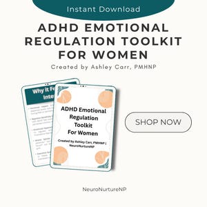 Toolkit voor emotionele regulatie ADHD voor vrouwen | Kaarten met copingvaardigheden | Afdrukbare ondersteuning voor geestelijke gezondheid | Digitale ADHD-tools pdf