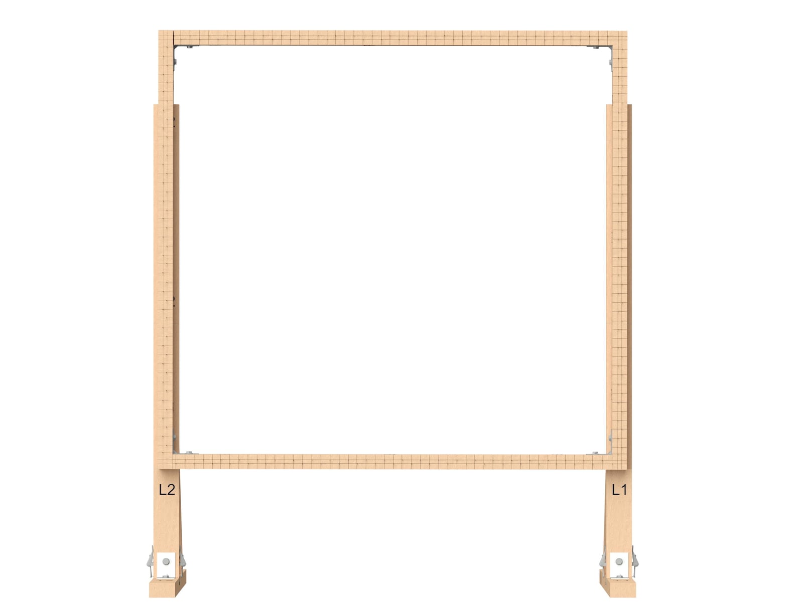 Collapsible Tufting Frame DIY PDF Guide (120×120 Cm / 47×47 In ...