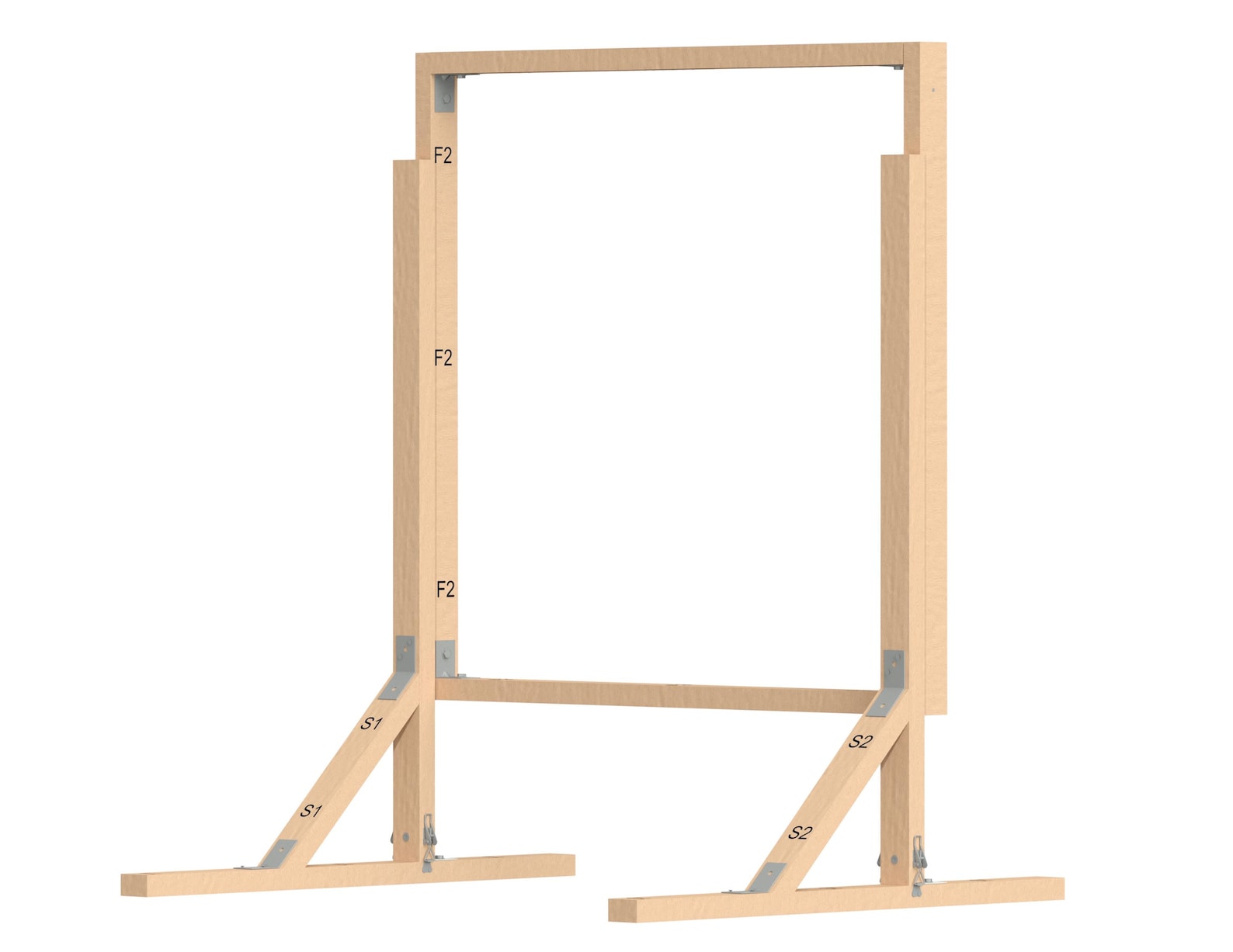 Collapsible Tufting Frame DIY PDF Guide (120×120 Cm / 47×47 In ...