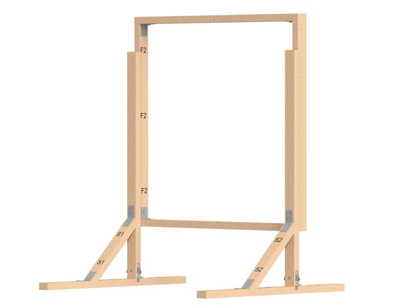 Collapsible Tufting Frame DIY PDF Guide (120×120 Cm / 47×47 In ...