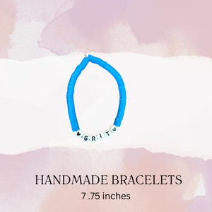 Pulsera azul con la palabra coraje inspirada en los Detroit Lions