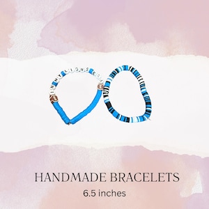 Juego de pulseras de fútbol inspiradas en los Detroit Lions de 6,5 pulgadas