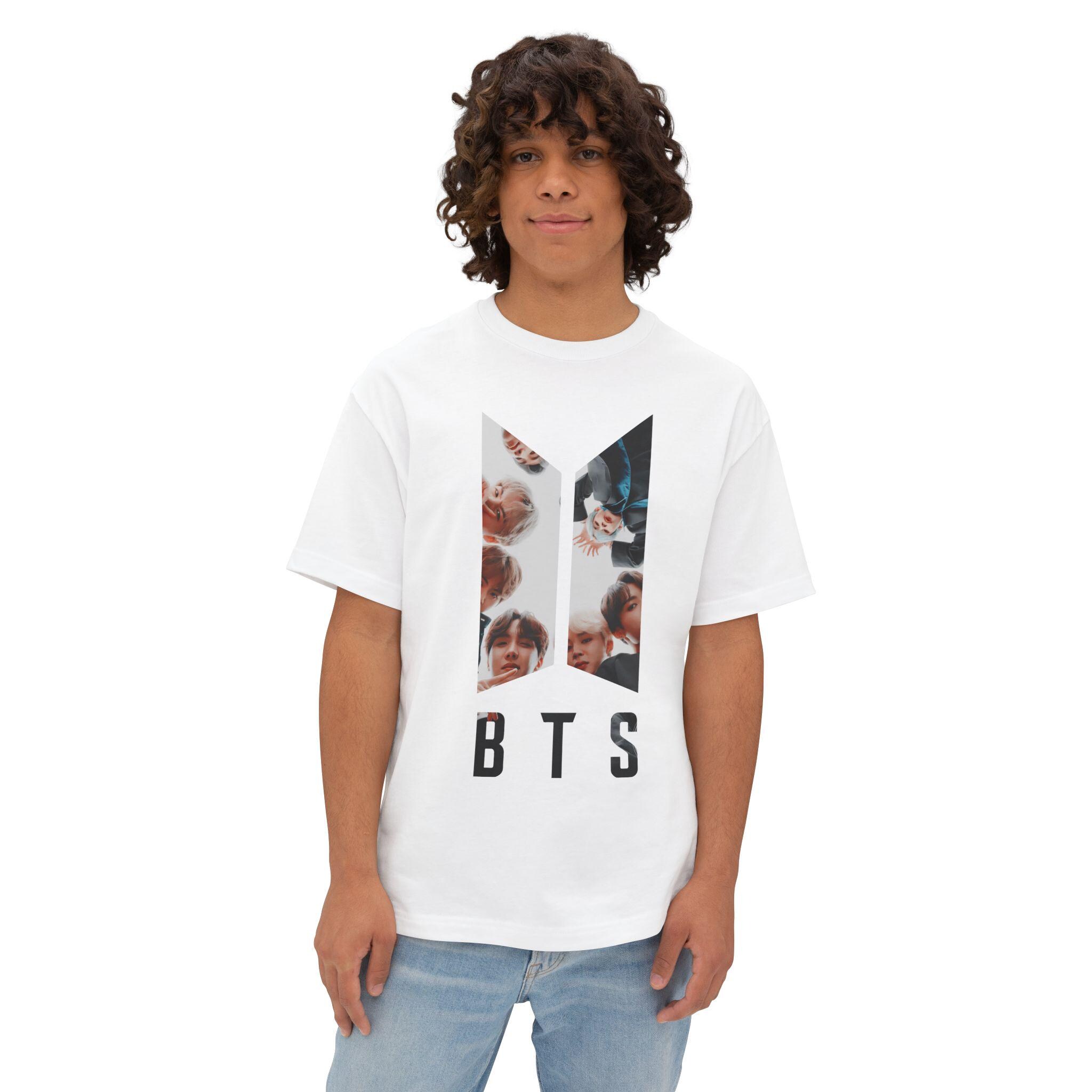 BTS Oversized T Shirt - Korean Pop Music Tee, ARMY Fan Gift, Kpop 