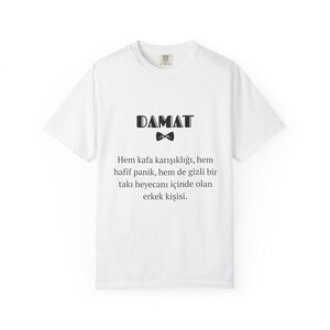 Damat, Bekarlığa Veda, Düğün, t-shirt cadeau du marié, chemise de mariage amusante, t-shirt décontracté unisexe, t-shirt damat, parfait pour les fêtes de marié