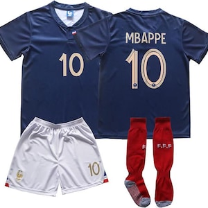 Mbappé #10 France voetbaltenue voor kinderen – set jersey, shorts en sokken