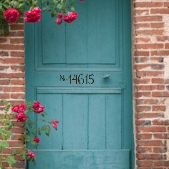 Door Number French Door Number Front Door Number House Etsy