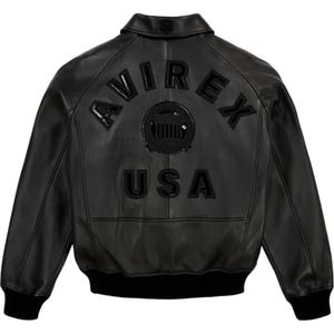 Handmade Leather Men&#39;s Avirex Real Bomber American Flight Jacket, Avirex Icon Jacket | Avirex-Inspired Flight Jacket  Personalized Gift