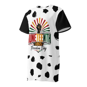 JUNITEENTH Katoenen T-shirtjurk
