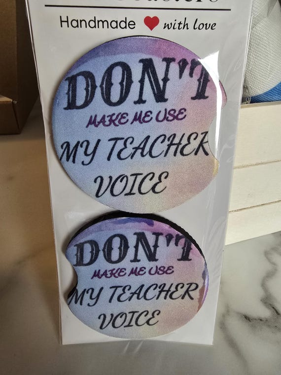 TEACHER gift Car universal Coaster