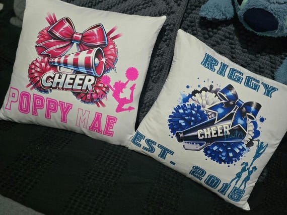 Personalized CheerLeader Pillow Case.