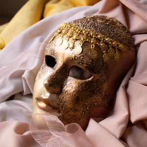 Maschera Veneziana &quot;Golden Princess&quot;