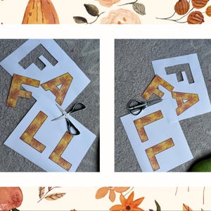 Herbst Klassenzimmer Dekoration: Druckbare Alphabet Buchstaben (PDF Download)