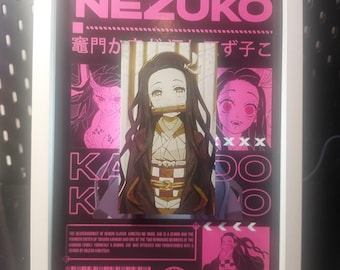 Nezuko Demon Slayer Light Painting