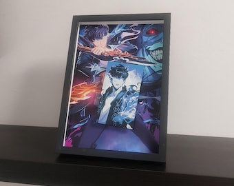 “Solo Leveling Lightbox” LED Display – Collectible 3D Artwork: illuminArt