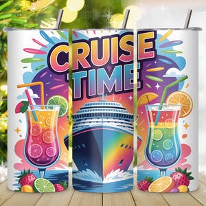 Envoltura para vaso de crucero PNG de 20 oz, diseño delgado de sublimación, envoltura vibrante para vaso de crucero, vaso de aventura para viajes, vacaciones en el océano, descarga digital
