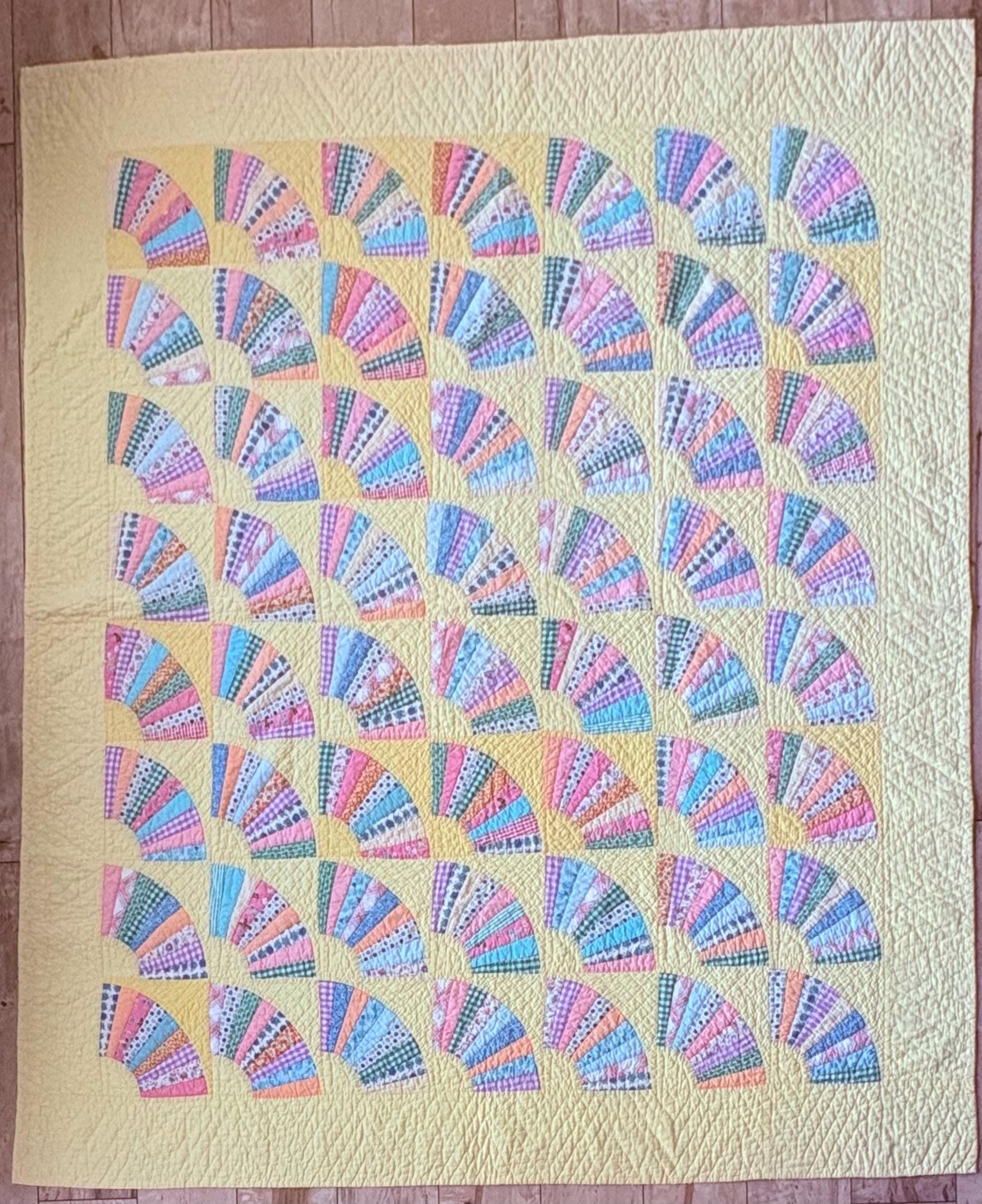 Antique quilt grandmothers flower garden - Etsy 日本