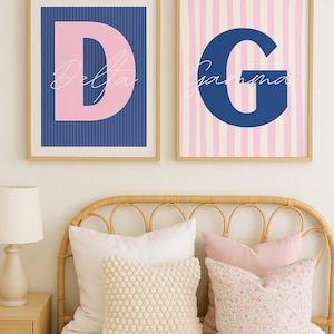 Delta Gamma Sorority Wall Art Print Set (Digital Download, 18x24 Max Frame Size)