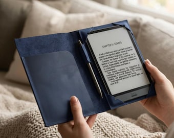 Leather Boox Note Max case, Leather Onyx Boox Nova Air 2 cover, Leather Boox Palma 2 case, Leather e-reader cover, Onyx Boox Go 7 case