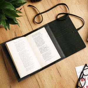 Engraved leather book cover, Monogrammed book cover, Wrap book covers, Leather book sleeve, Handmade book cover, Custom size book cover